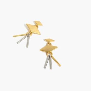 Madewell lightvision geometric mixed metals earrings